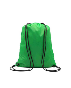 Draw String Bag with Leather corner – custom branded corporate gift, Kaaf Creations UAE