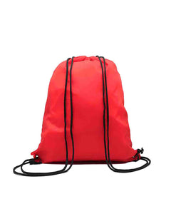 Draw String Bag with Leather corner – custom branded corporate gift, Kaaf Creations UAE