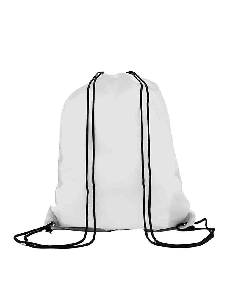 Draw String Bag with Leather corner – custom branded corporate gift, Kaaf Creations UAE