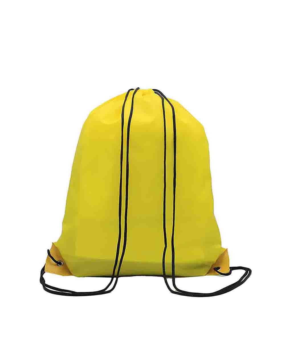 Draw String Bag with Leather corner – custom branded corporate gift, Kaaf Creations UAE