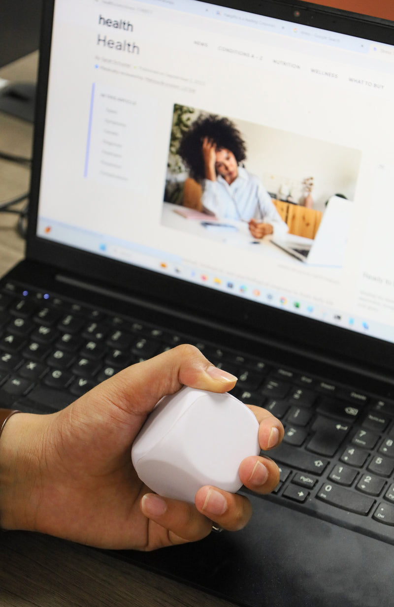 Anti-Stress Ball Cube – custom branded corporate gift, Kaaf Creations UAE