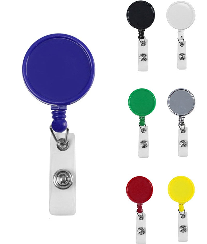Reel Badge Plastic Big Dia – custom branded corporate gift, Kaaf Creations UAE