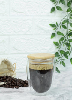 Double Wall Glass Tumbler – custom branded corporate gift, Kaaf Creations UAE