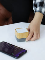Bamboo Bluetooth Speaker – custom branded corporate gift, Kaaf Creations UAE
