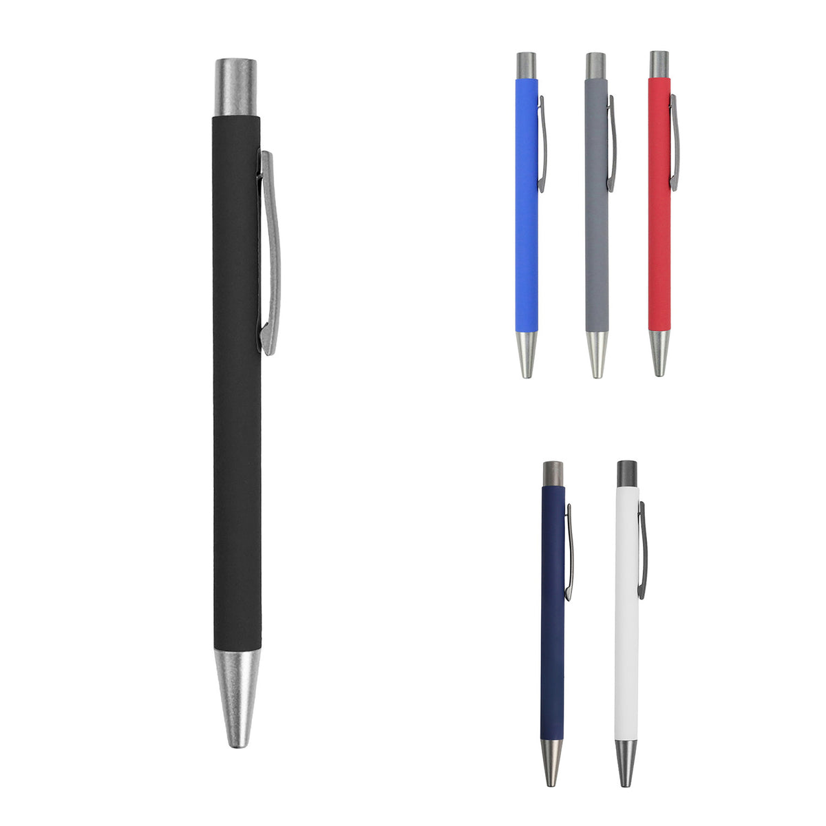 Silicon Coated Metal Pen – custom branded corporate gift, Kaaf Creations UAE