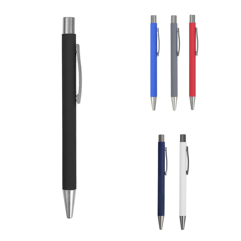 Silicon Coated Metal Pen – custom branded corporate gift, Kaaf Creations UAE