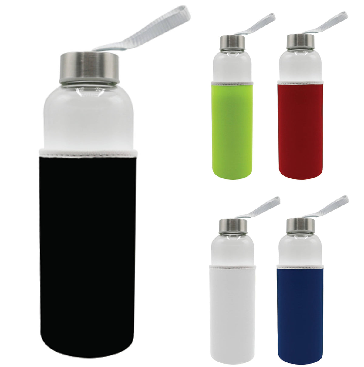 Glass Bottle Sleeve – custom branded corporate gift, Kaaf Creations UAE