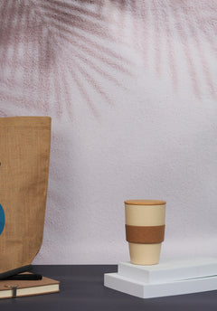 Wheat Straw Cork Grip PP Tumbler – custom branded corporate gift, Kaaf Creations UAE