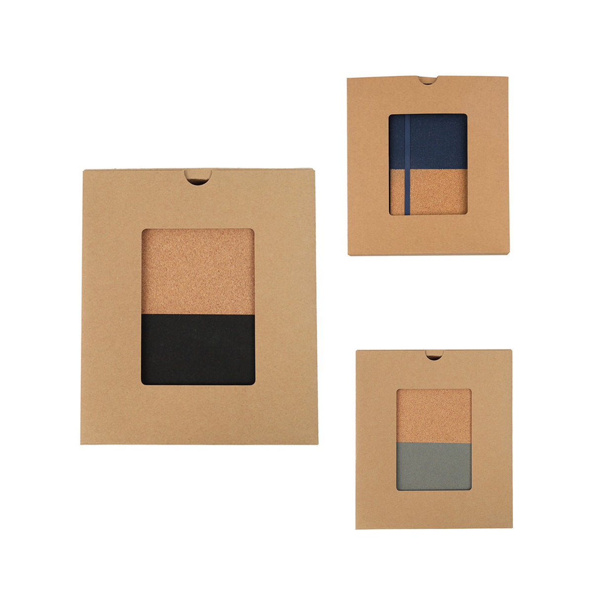 Cork Notebook & Pen Corporate Gift Set – custom branded corporate gift, Kaaf Creations UAE