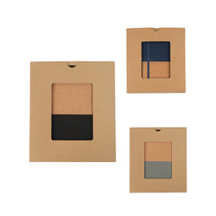 Cork Notebook & Pen Corporate Gift Set – custom branded corporate gift, Kaaf Creations UAE