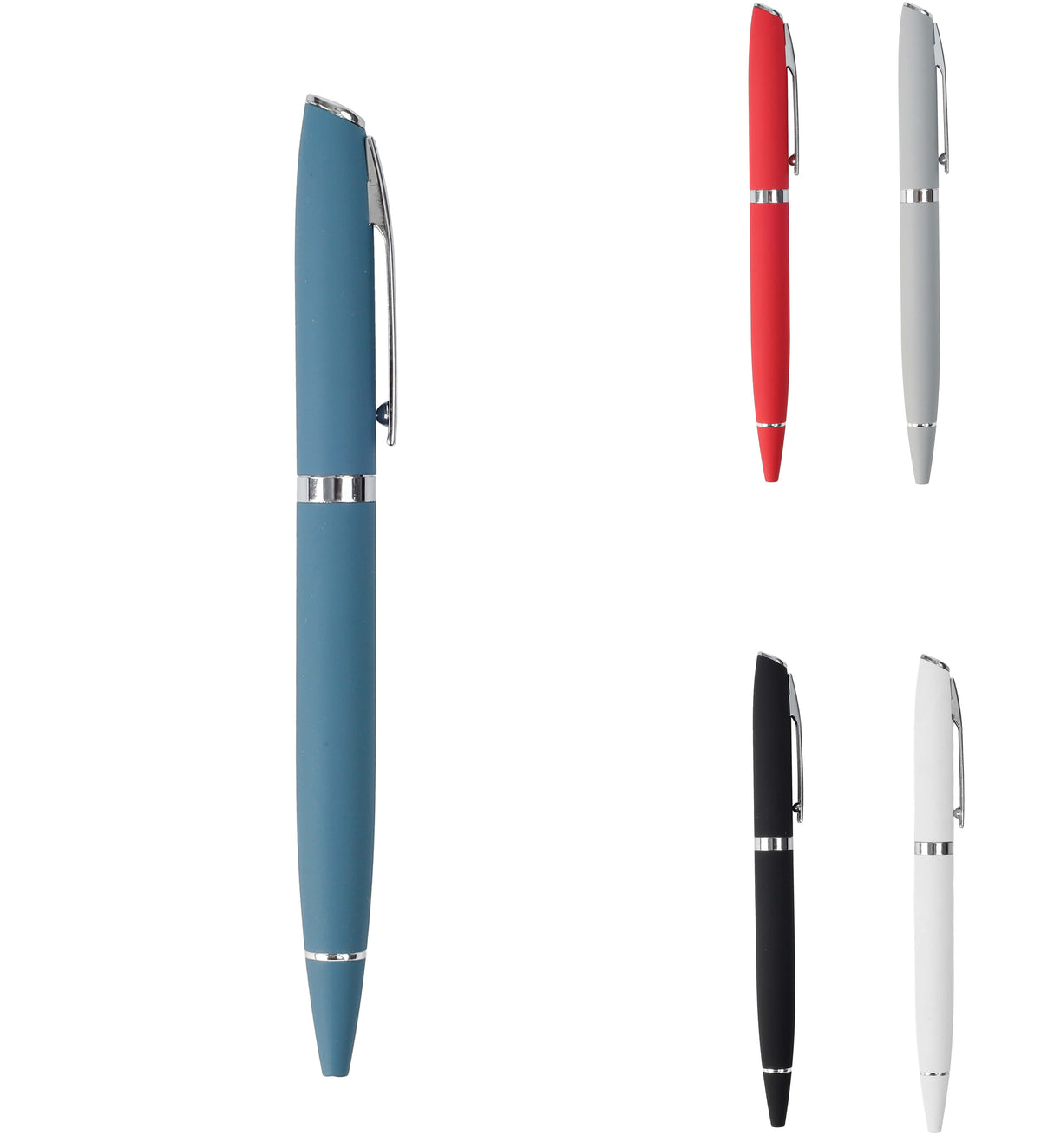 Twist Action Metal Ball Pen – Style 2 – custom branded corporate gift, Kaaf Creations UAE