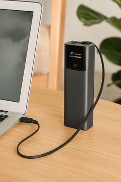 Digital Display Power Bank – custom branded corporate gift, Kaaf Creations UAE