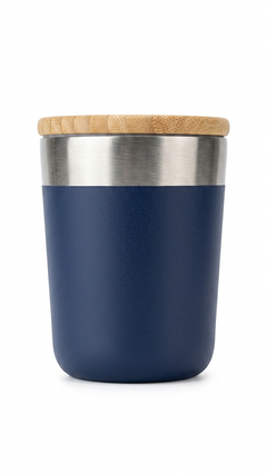 Navy Blue Bottle Tumbler Gift Set – custom branded corporate gift, Kaaf Creations UAE