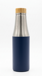 Navy Blue Bottle Tumbler Gift Set – custom branded corporate gift, Kaaf Creations UAE