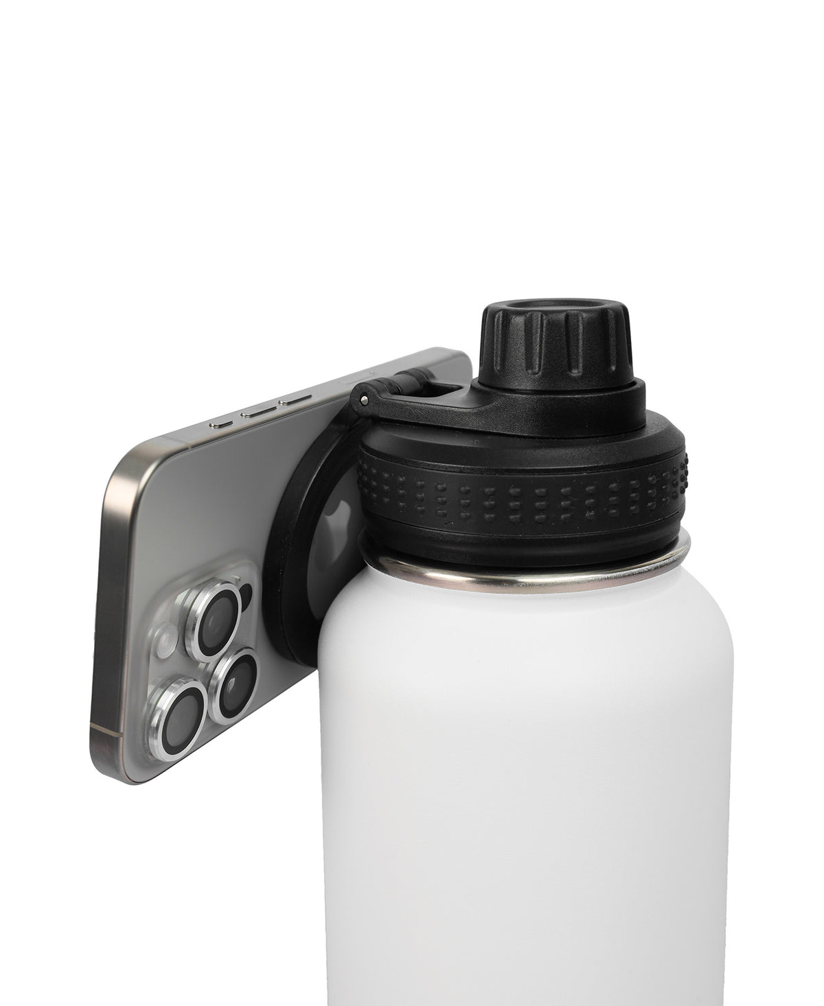 Magnetic Lid Stainless Steel Bottle – Pink October Edition – custom branded corporate gift, Kaaf Creations UAE