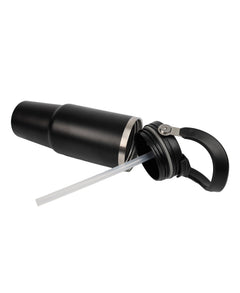 Double Wall Stainless Steel Straw Tumbler – custom branded corporate gift, Kaaf Creations UAE
