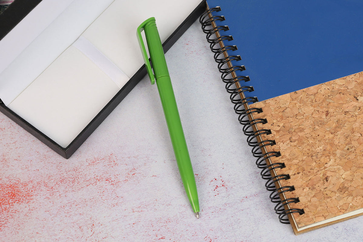 Glossy Plastic Pen – custom branded corporate gift, Kaaf Creations UAE