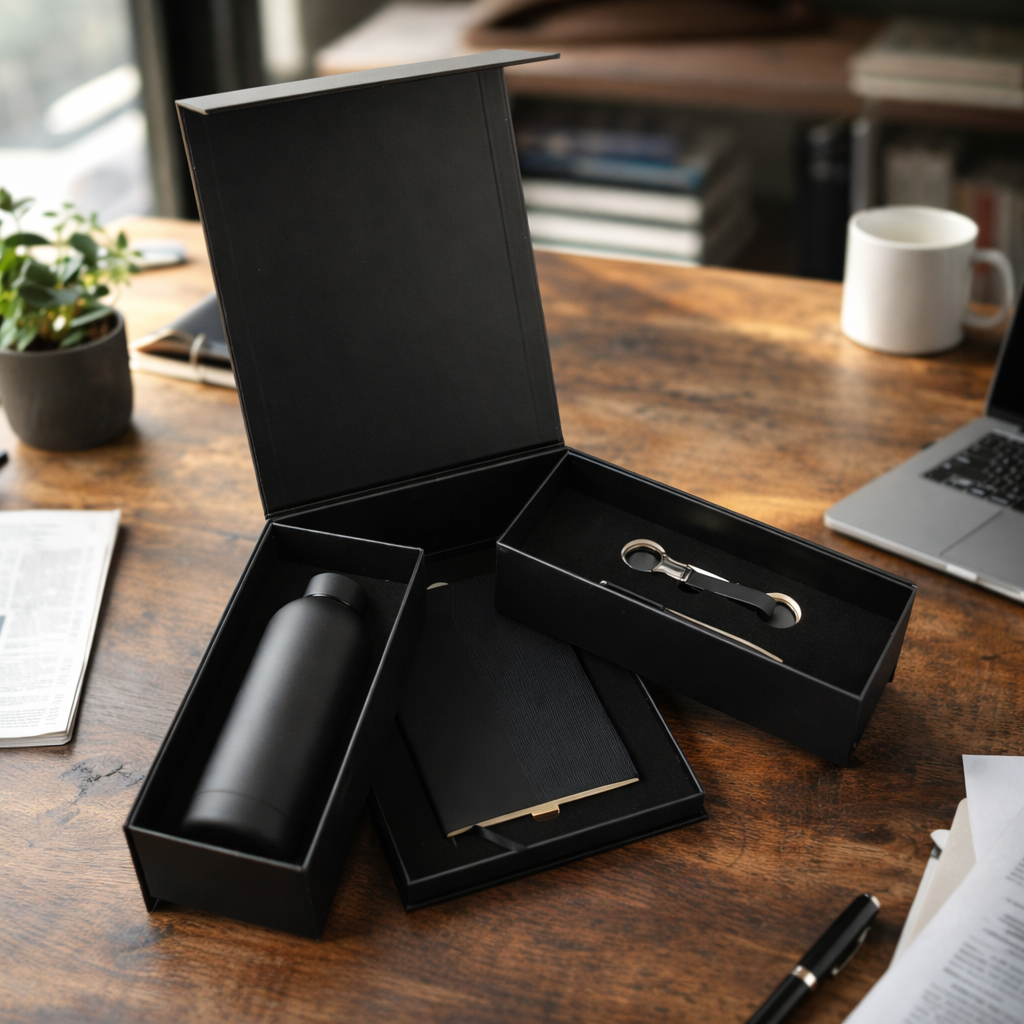 Magnetic Gift Set – custom branded corporate gift, Kaaf Creations UAE
