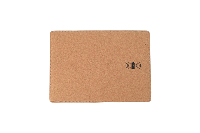 Cork Mousepad with Wireless Charger – custom branded corporate gift, Kaaf Creations UAE