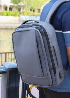 2 Handle Premium Backpack – custom branded corporate gift, Kaaf Creations UAE
