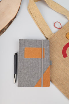A5 RPET Leather Notebook – custom branded corporate gift, Kaaf Creations UAE