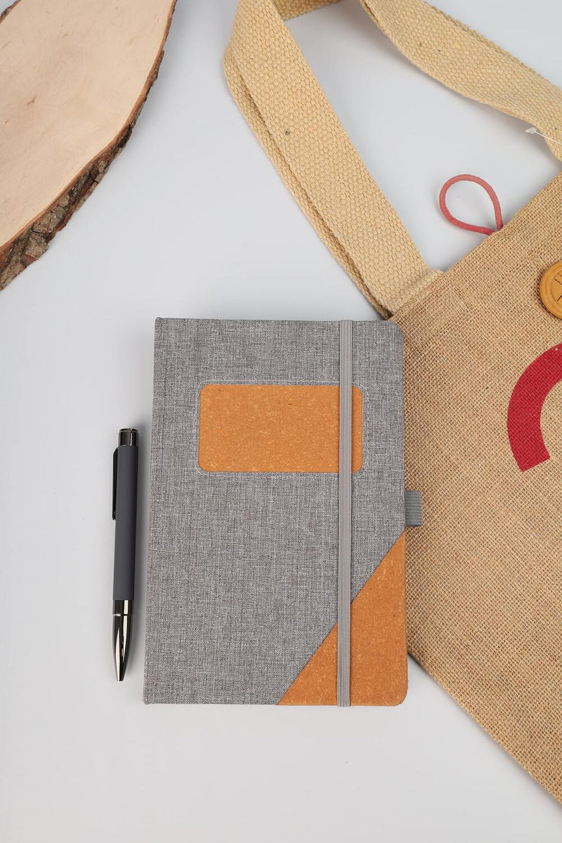 A5 RPET Leather Notebook – custom branded corporate gift, Kaaf Creations UAE