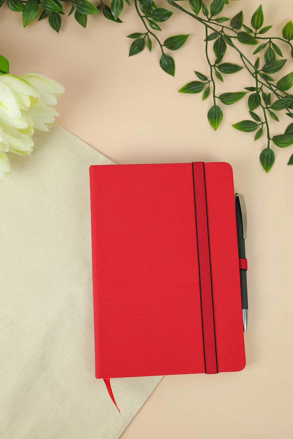 A5 PU Fabric Custom Notebook with Calendar – custom branded corporate gift, Kaaf Creations UAE