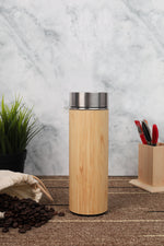 Bamboo Flask with Infuser – custom branded corporate gift, Kaaf Creations UAE