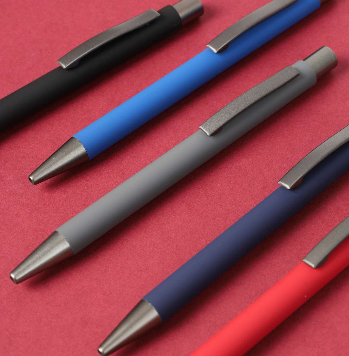 Silicon Coated Metal Pen – custom branded corporate gift, Kaaf Creations UAE