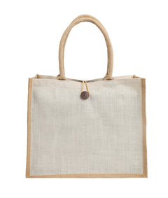 2 Tone Jute Bag – custom branded corporate gift, Kaaf Creations UAE