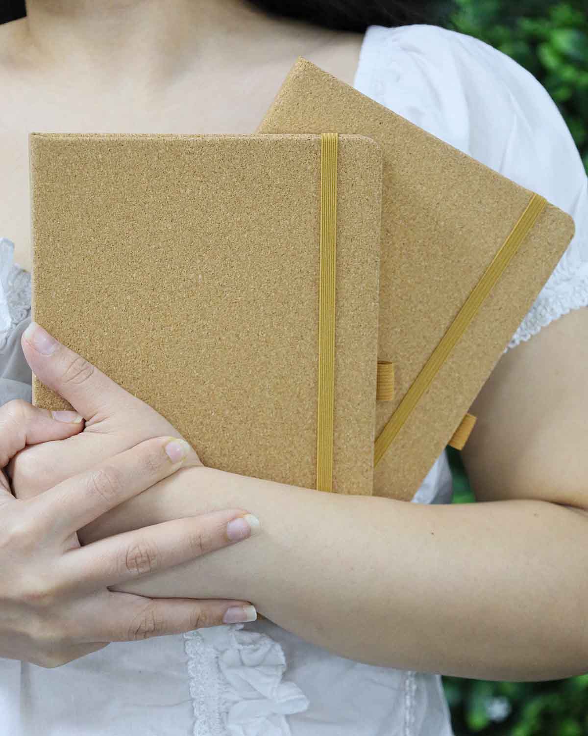 A5 Custom Cork Notebook – custom branded corporate gift, Kaaf Creations UAE