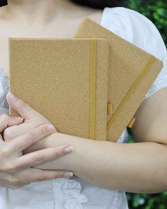 A5 Custom Cork Notebook – custom branded corporate gift, Kaaf Creations UAE