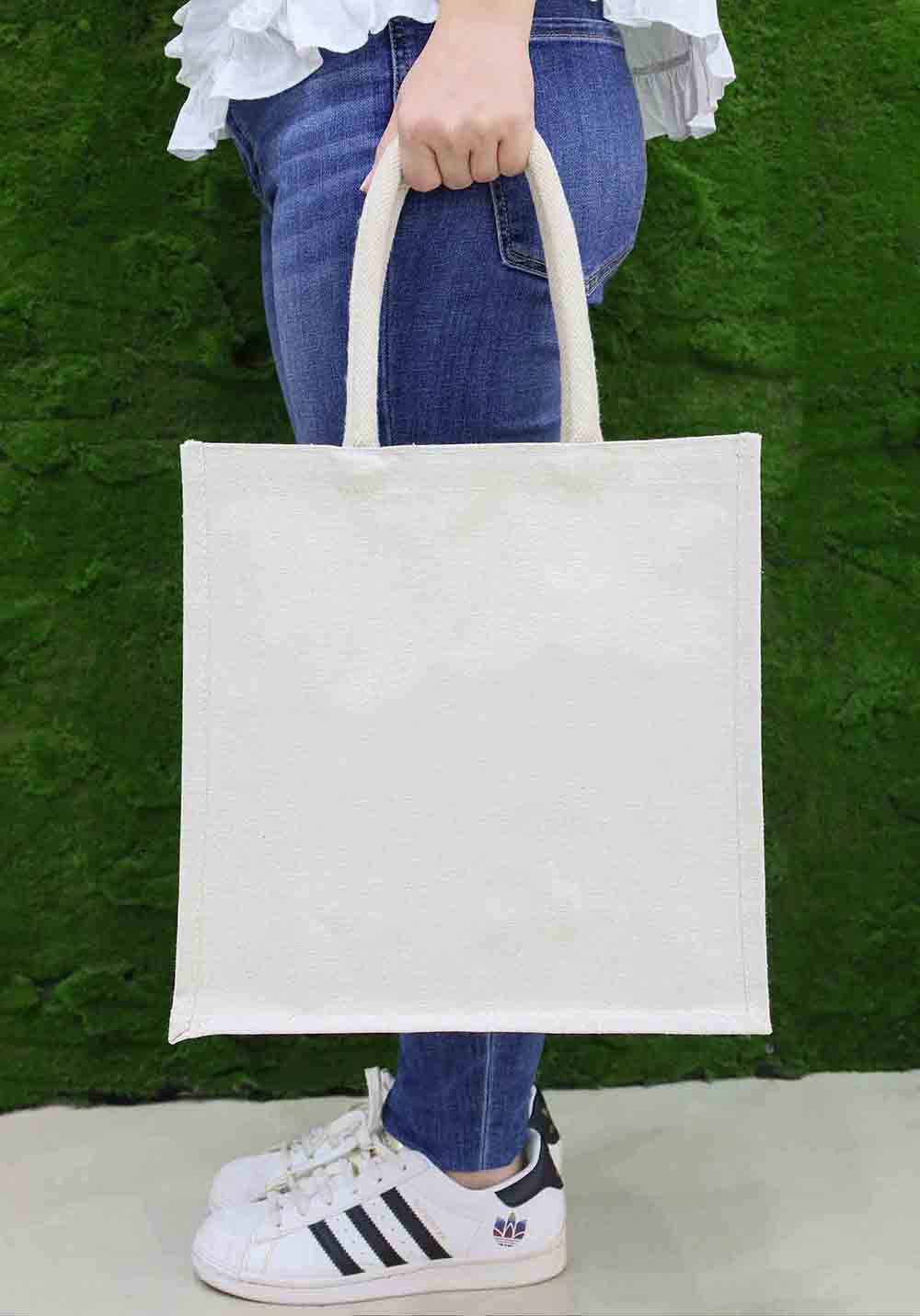 Canvas Bag – Style 2 – custom branded corporate gift, Kaaf Creations UAE