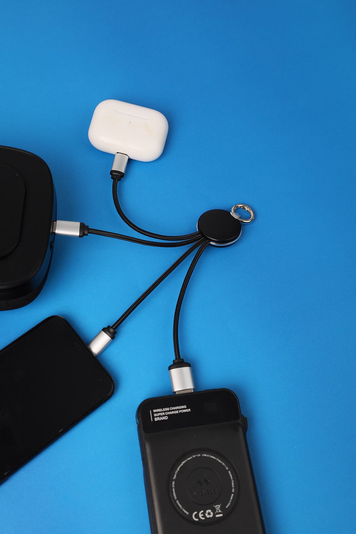 Light up 4 in 1 Charging Cable – custom branded corporate gift, Kaaf Creations UAE
