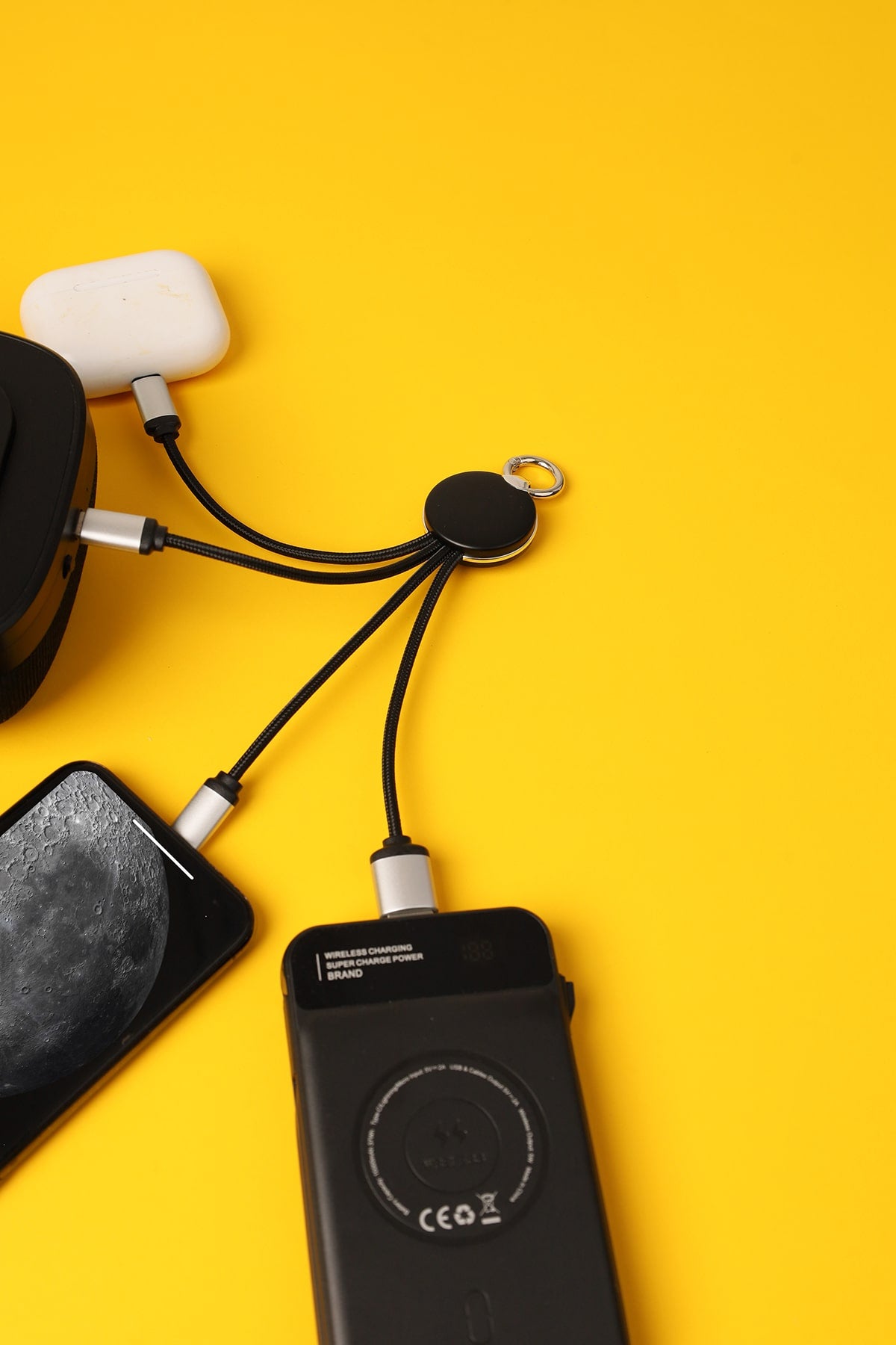 Light up 4 in 1 Charging Cable – custom branded corporate gift, Kaaf Creations UAE