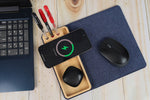 RPET Mousepad with Wireless Charger – custom branded corporate gift, Kaaf Creations UAE