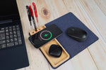 RPET Mousepad with Wireless Charger – custom branded corporate gift, Kaaf Creations UAE