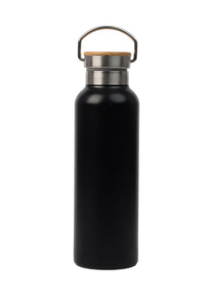 Stainless Steel Bamboo Flask – custom branded corporate gift, Kaaf Creations UAE