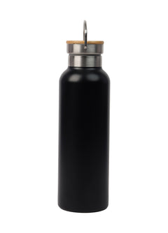 Stainless Steel Bamboo Flask – custom branded corporate gift, Kaaf Creations UAE