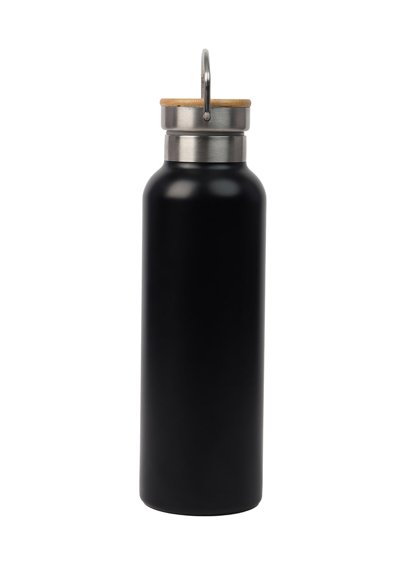 Stainless Steel Bamboo Flask – custom branded corporate gift, Kaaf Creations UAE