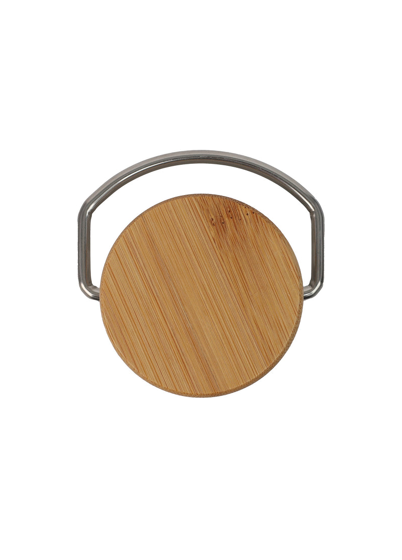 Stainless Steel Bamboo Flask – custom branded corporate gift, Kaaf Creations UAE