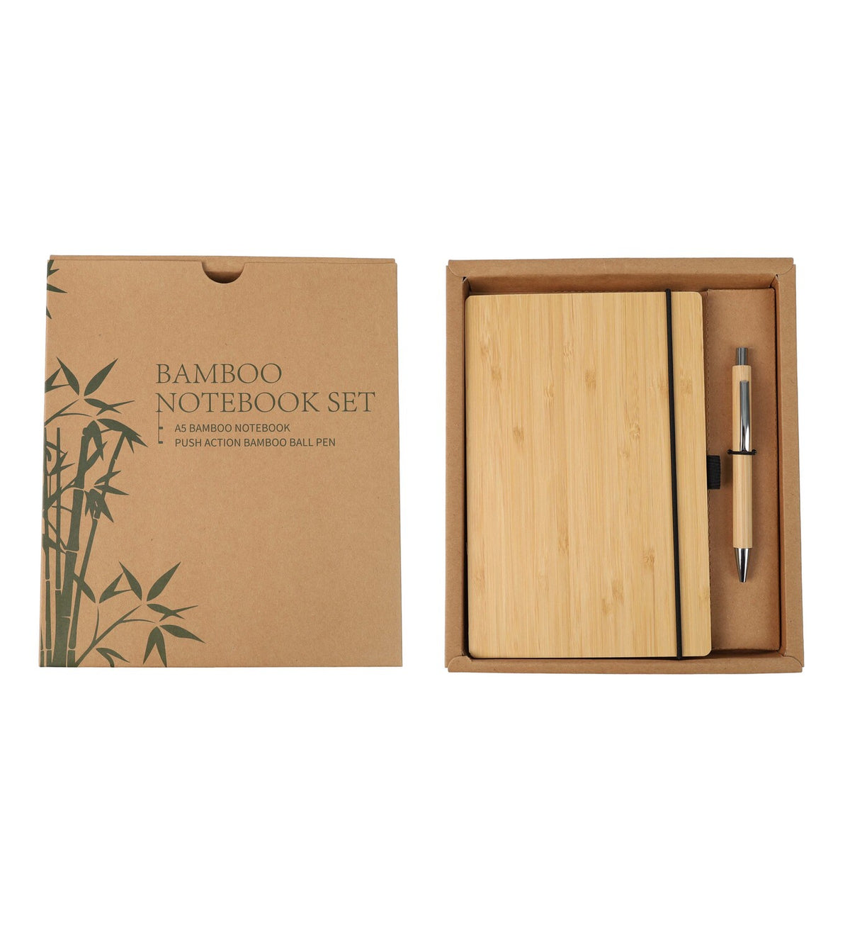 Cork Notebook & Pen Corporate Gift Set – Style 2 – custom branded corporate gift, Kaaf Creations UAE