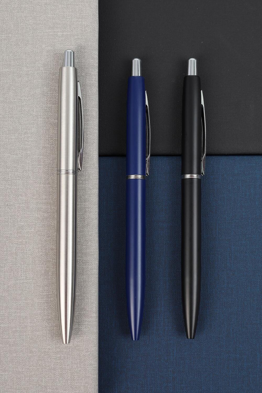 Click Action Metal Pen – custom branded corporate gift, Kaaf Creations UAE