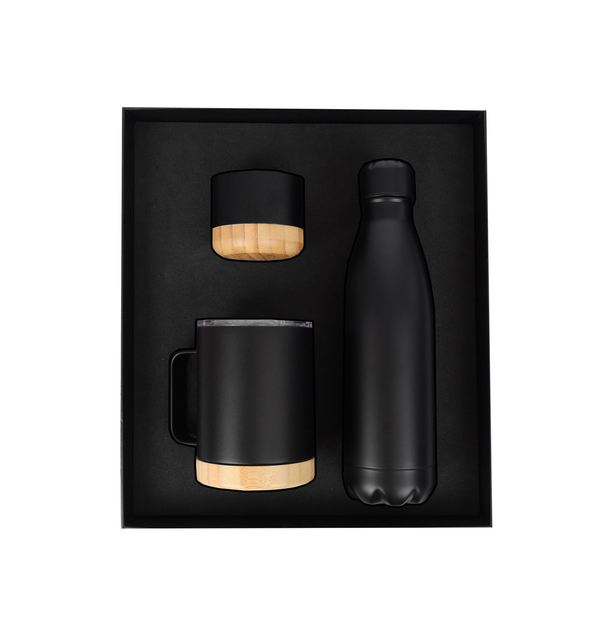 New Black Corporate Gift Box 2 – custom branded corporate gift, Kaaf Creations UAE