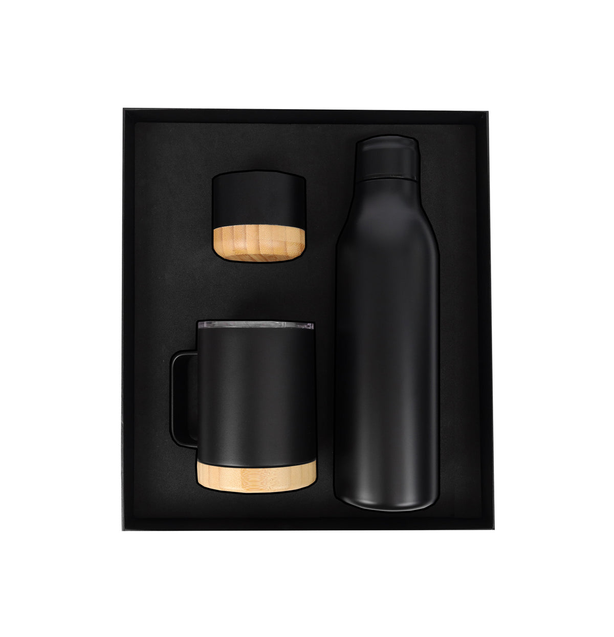 New Black Corporate Gift Box 2 – Style 2 – custom branded corporate gift, Kaaf Creations UAE