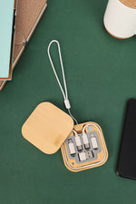 Bamboo Travel Tech Kit – custom branded corporate gift, Kaaf Creations UAE