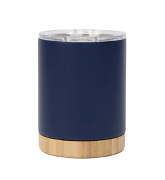 Bamboo Base Stainless Steel Mug – custom branded corporate gift, Kaaf Creations UAE