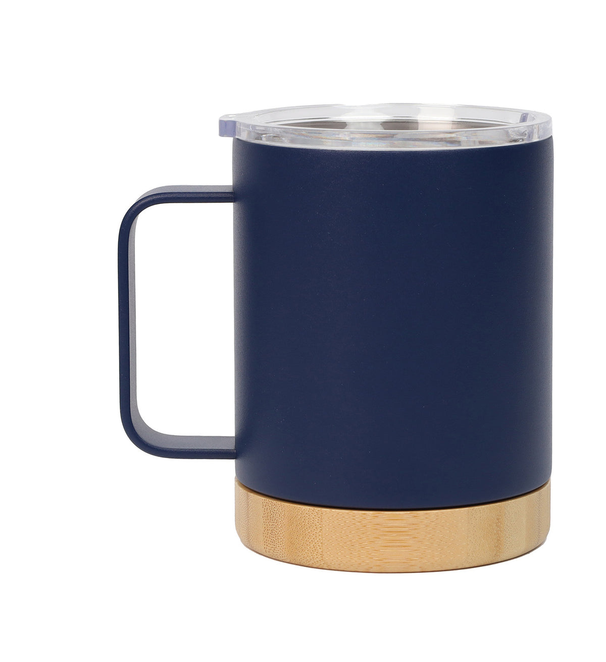 Bamboo Base Stainless Steel Mug – custom branded corporate gift, Kaaf Creations UAE