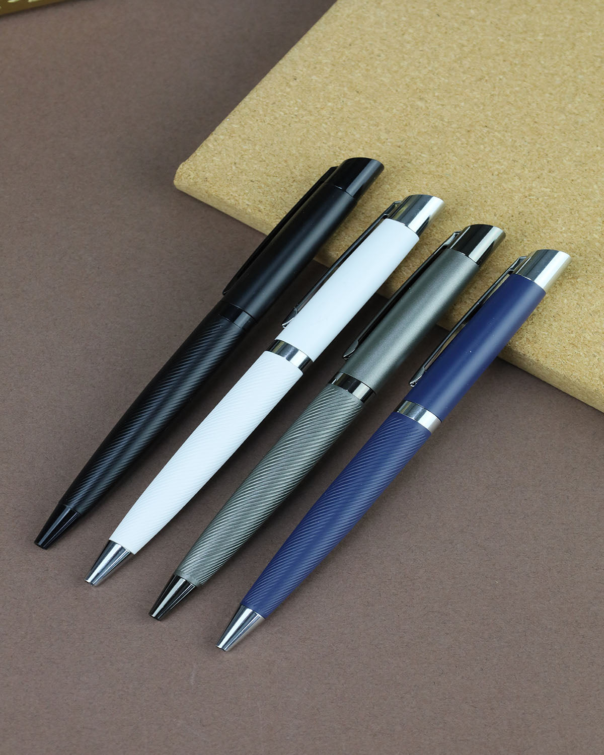Chrome Top Metal Pen – custom branded corporate gift, Kaaf Creations UAE