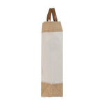 Canvas & Jute Bag with Leather Handle – custom branded corporate gift, Kaaf Creations UAE
